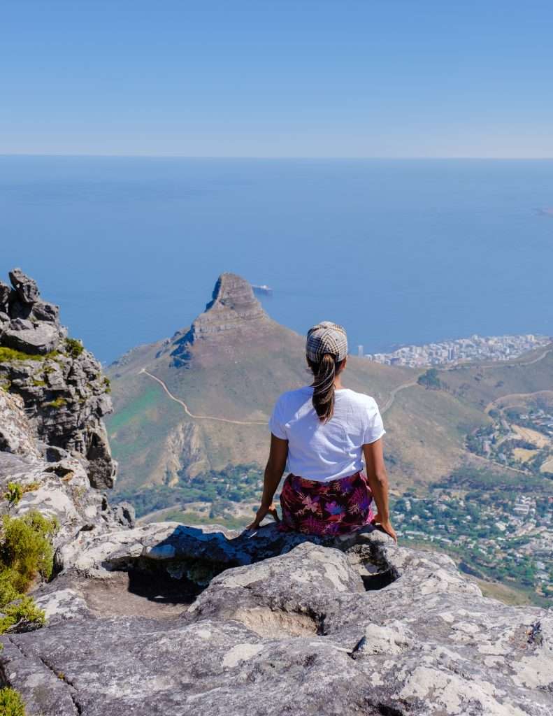 Table Mountain in Cape Town South Africa,