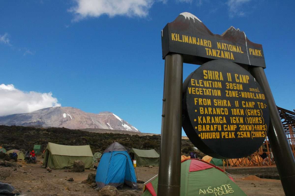 Machame Camp to Shira Camp