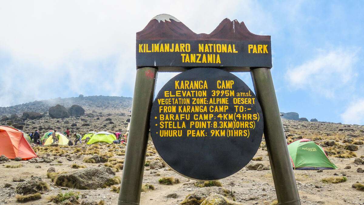 Barranco Camp to Karanga Camp