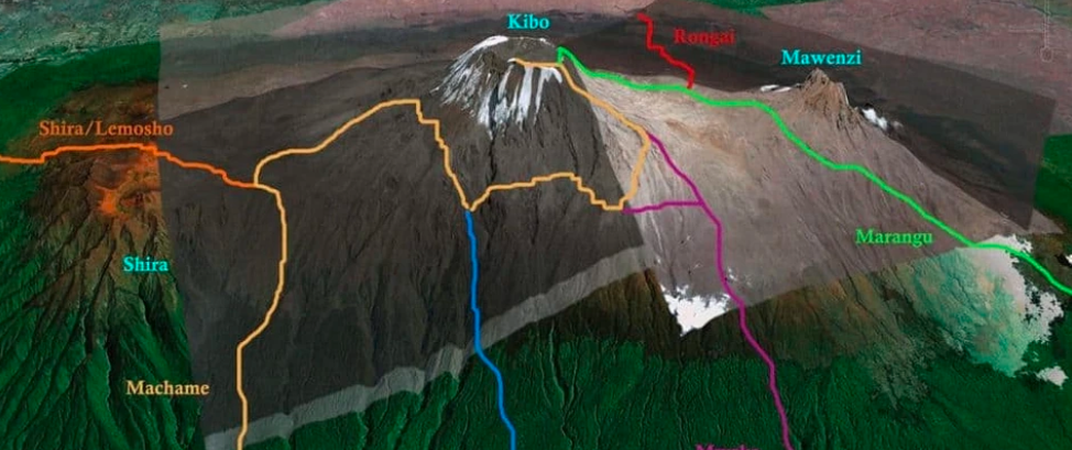 Kilimanjaro Map