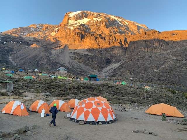 Barranco Camp Lemosho route