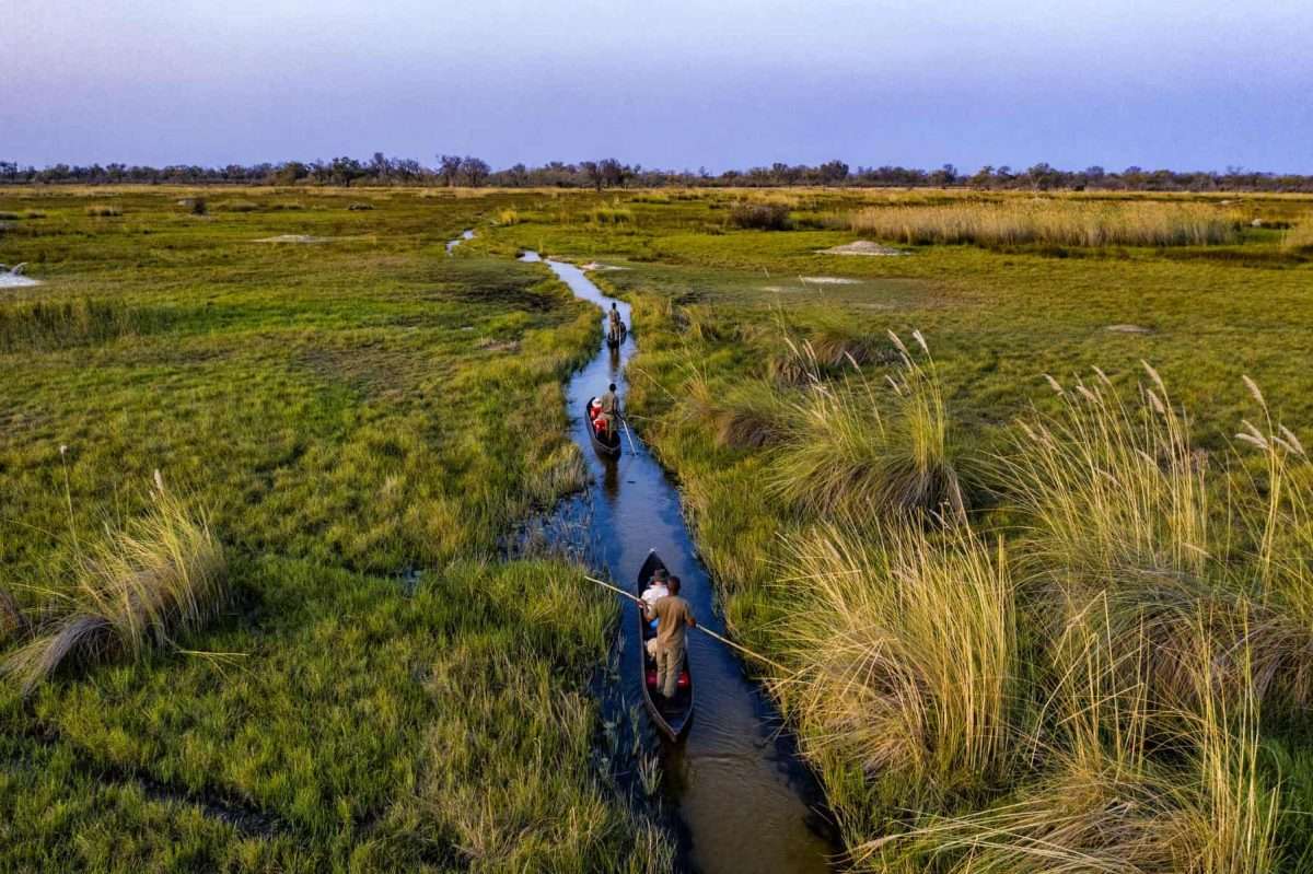 Canoe Safari in the Okavango Delta, Botswana