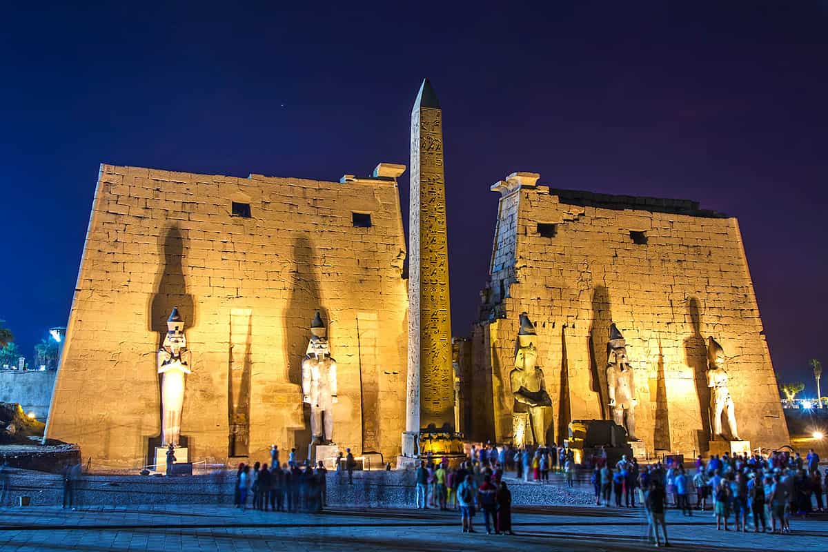 Luxor Temples at Night, Egypt