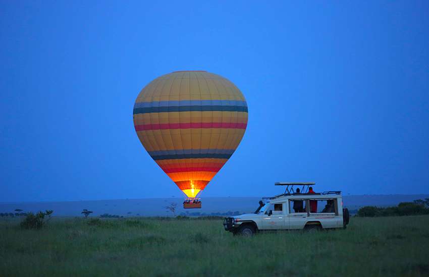 hot air balloon Kenya