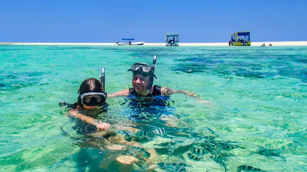 Snorkelling-chale-island-beach