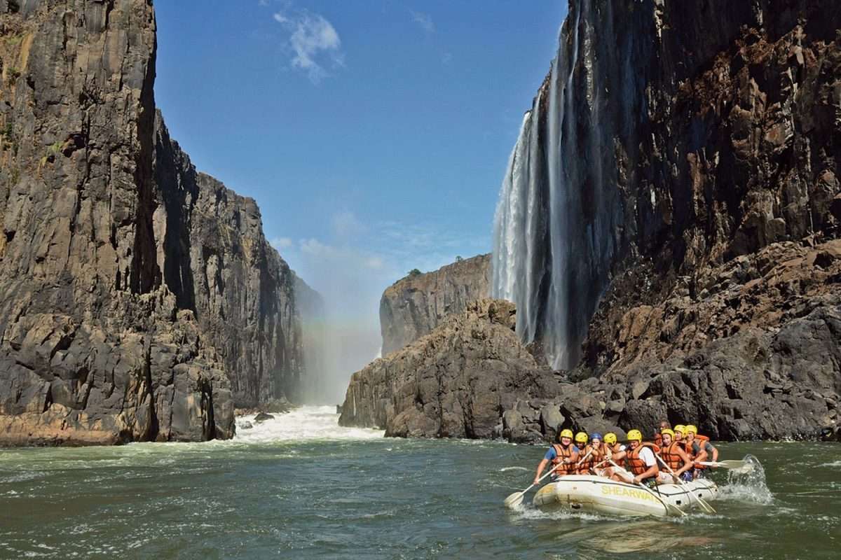 White Water Rafting at Victoria Falls