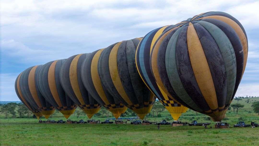 senora central serengeti hot air balloon safari