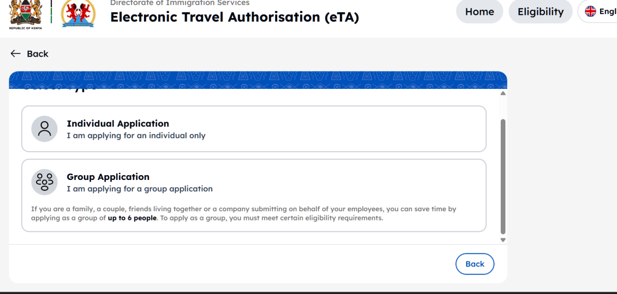 kenya visa step 5